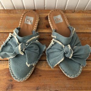 LDV Dolce Vita Denim Bow Sandals